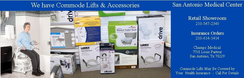 Commode Lifts & Accessories Commode Lifts & Accessories